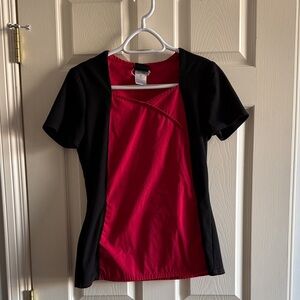 Baby Phat Black and Red Short Sleeve Top